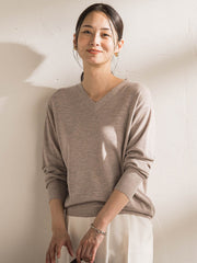 Brisbane Vネックニットプルオーバー≪11号あり≫