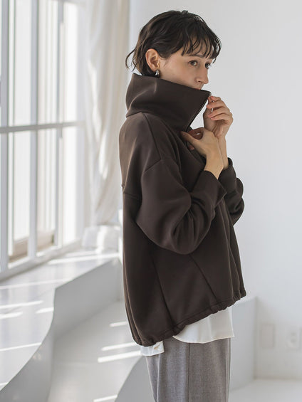 【WEB限定】裏起毛ジッププルオーバー