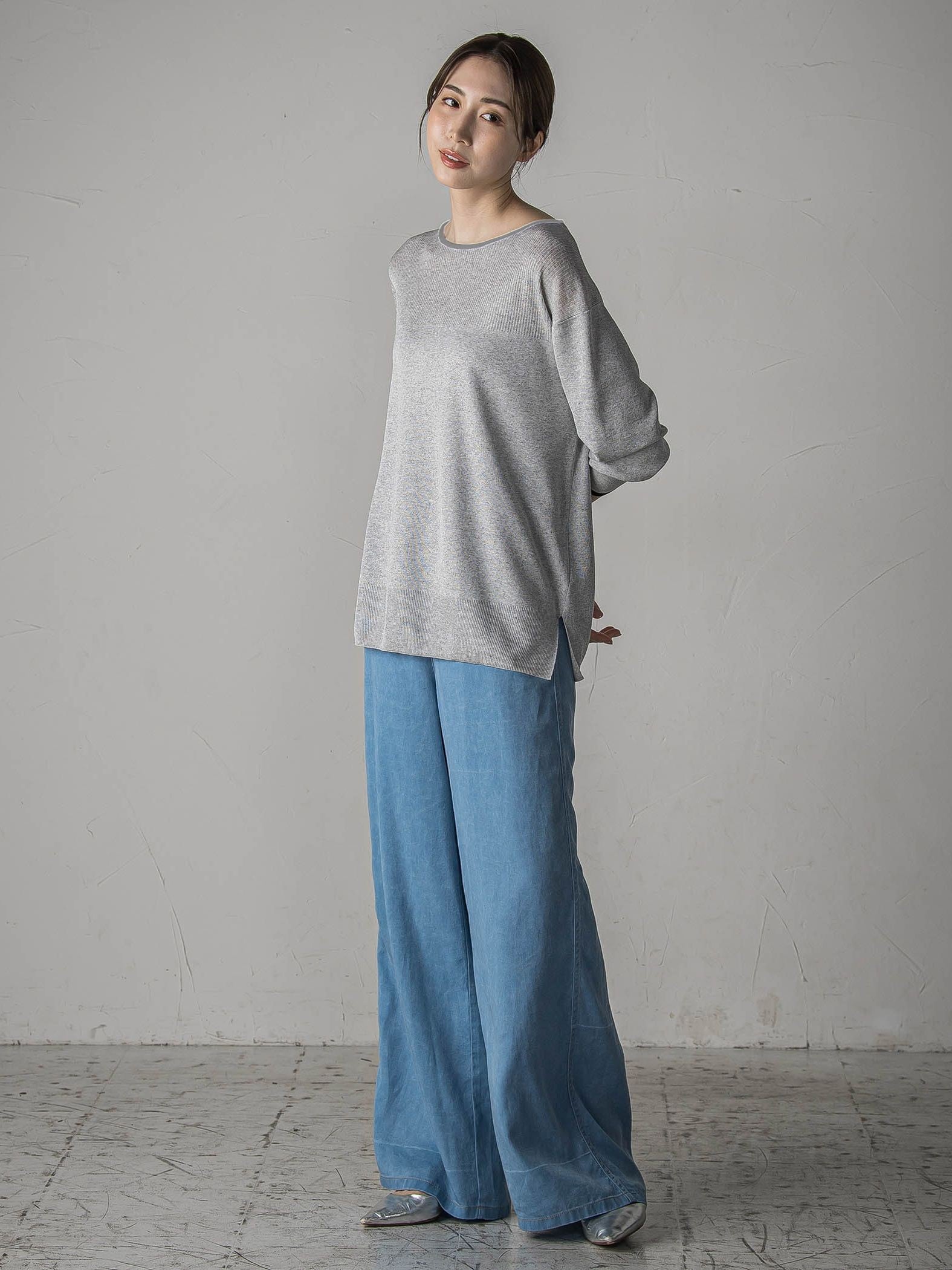 【極】SARIニットプルオーバー≪手洗い可能≫