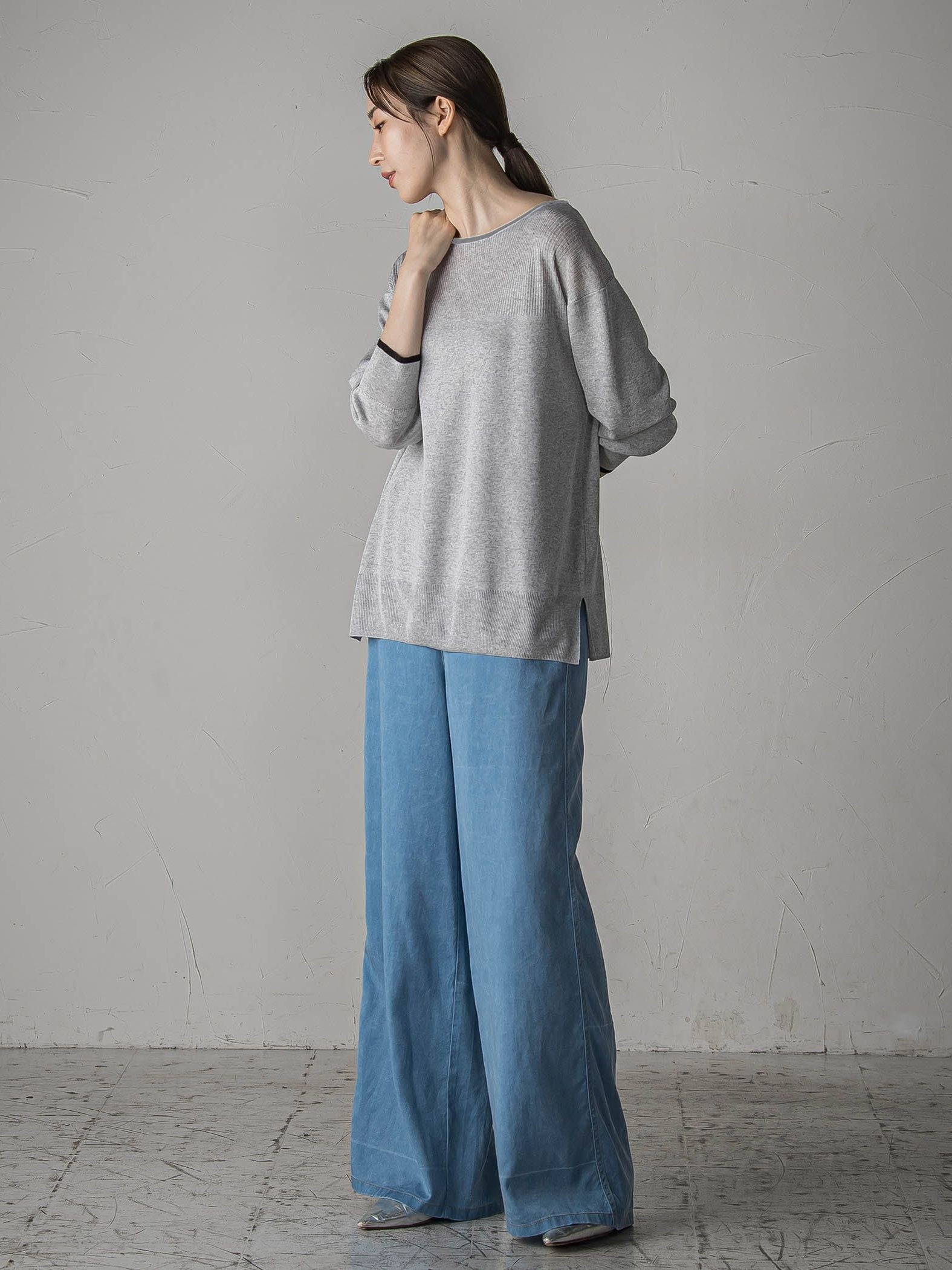 【極】SARIニットプルオーバー≪手洗い可能≫