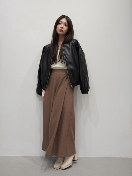 One Tuck Wide Pants≪手洗い可能≫