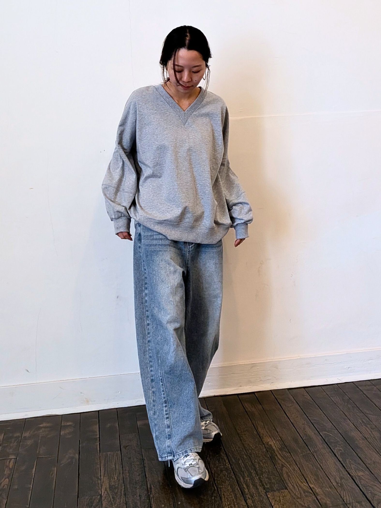 《予約販売》前後2WAY　cocoon sleeve tops 【日本製】