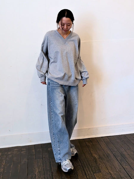 《予約販売》前後2WAY　cocoon sleeve tops 【日本製】