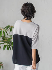 【WEB限定】”涼感”バイカラーニット