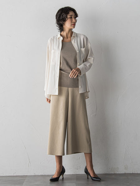 【大きいサイズ/受注会限定】シアーボイルシャツ