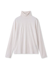 【WEB限定】吸湿発熱スムースストレッチタートルカットソー