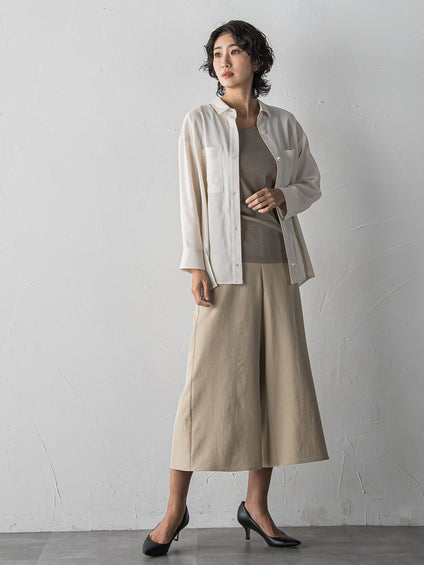 【大きいサイズ/受注会限定】シアーボイルシャツ