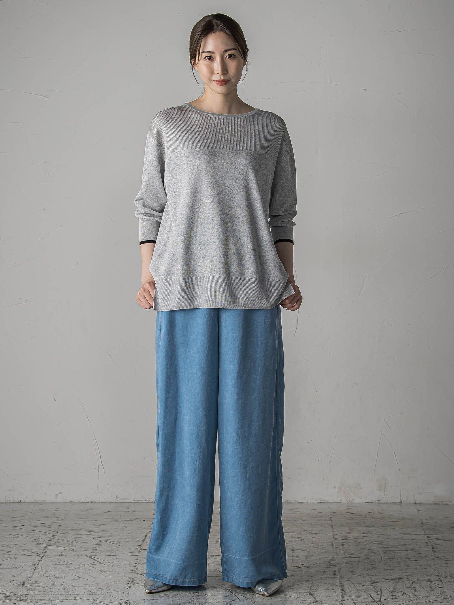 【極】SARIニットプルオーバー≪手洗い可能≫