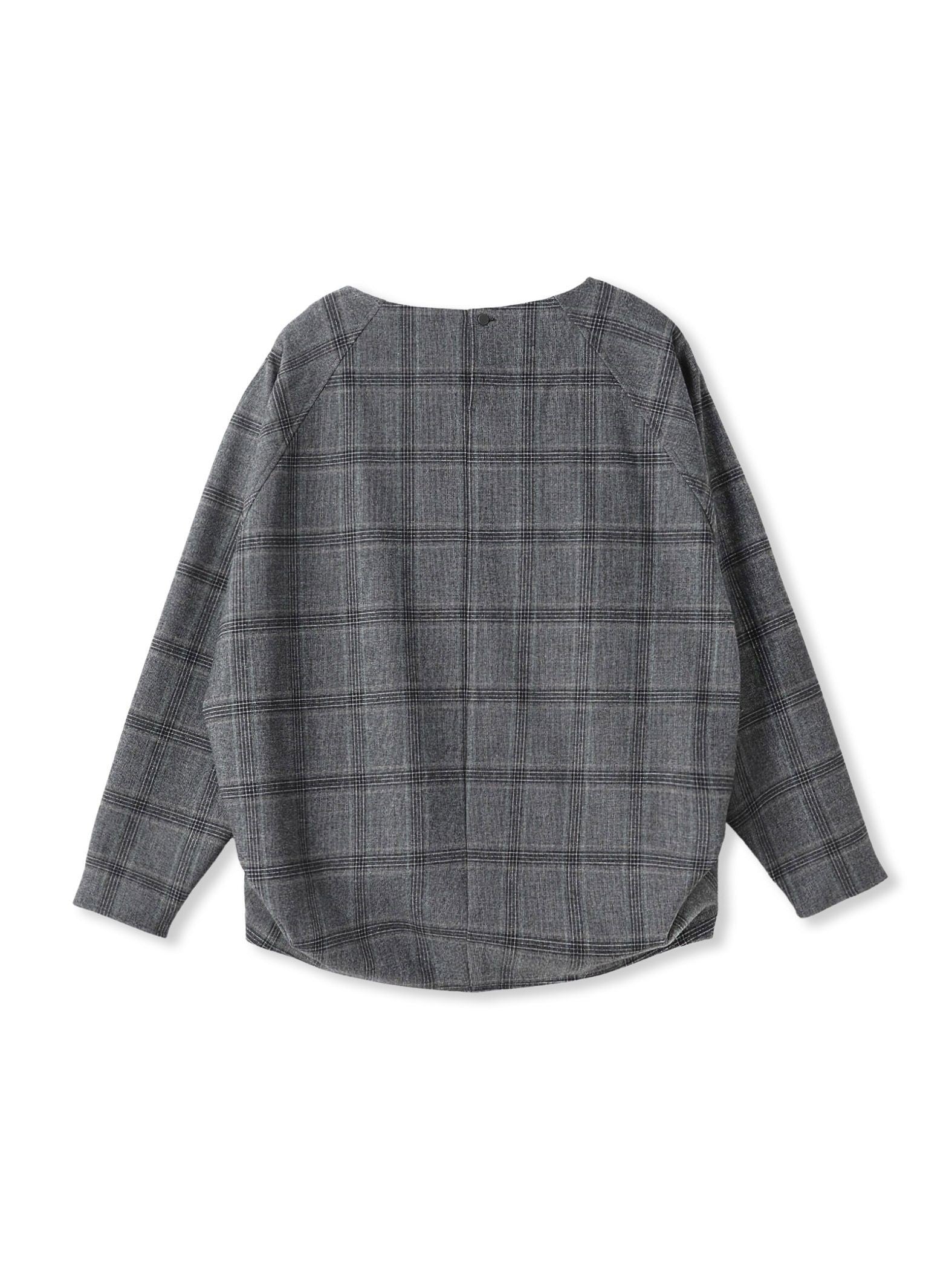 両面起毛ドロップショルダーブラウス≪洗える/セットアップ対応≫