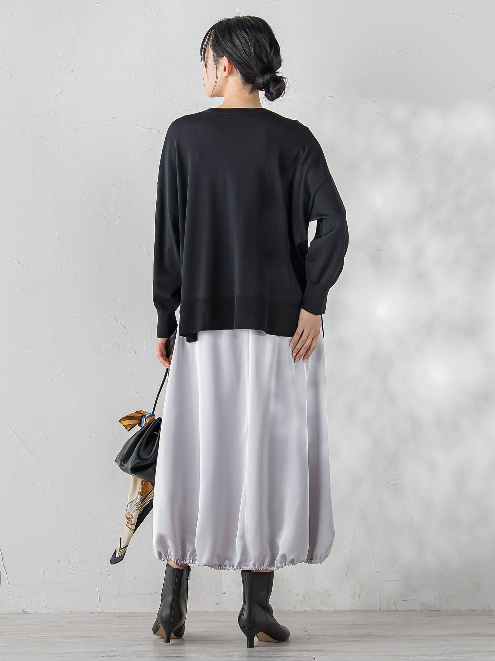 PLUM ROYAL SATINスカート≪手洗い可能≫