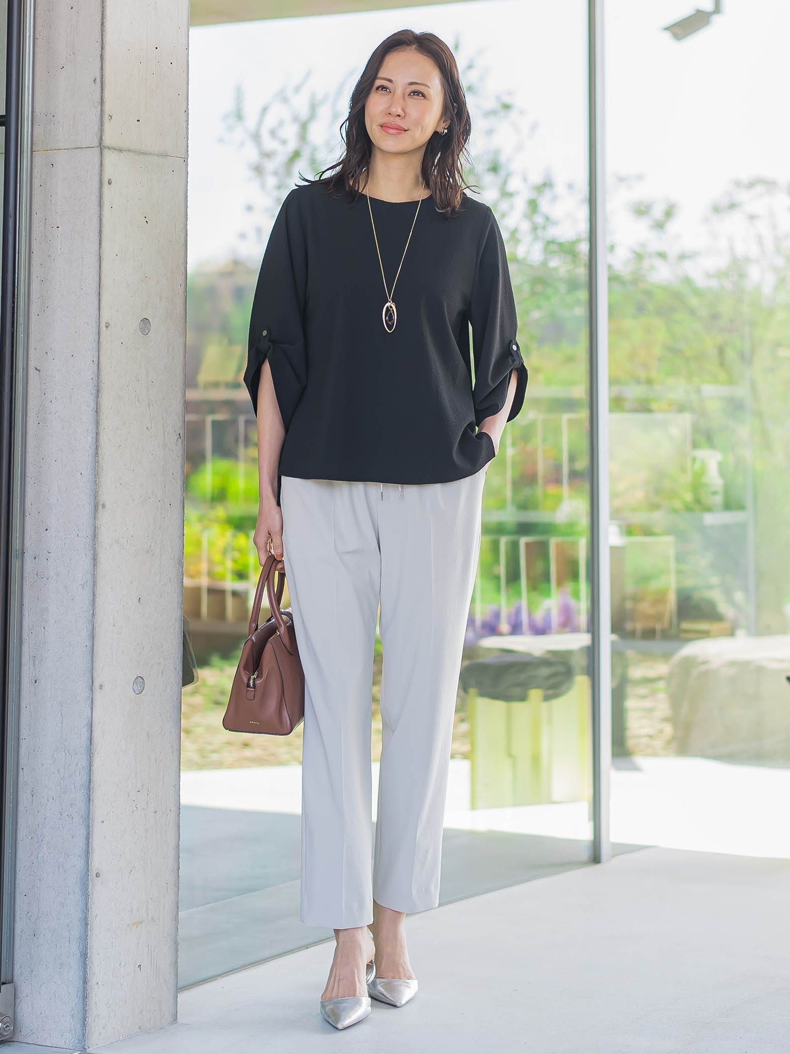 【WEB限定】【待望の再登場！】Active Beautyテーパードパンツ≪13号あり≫