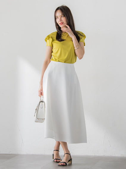 【WEB限定】ショルダーフリルカットソー