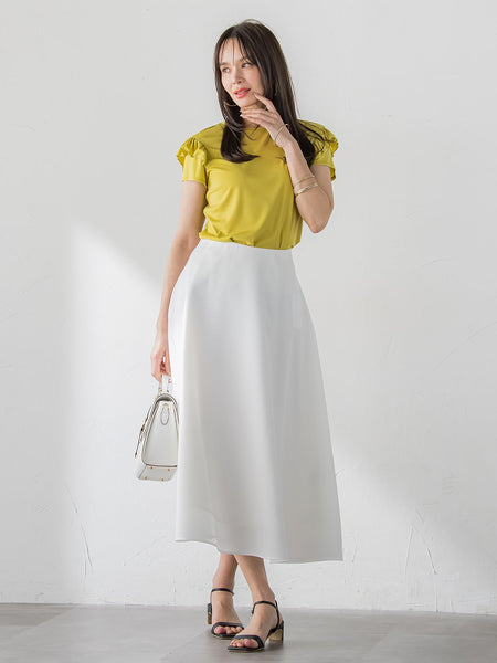 【WEB限定】ショルダーフリルカットソー