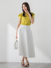 【WEB限定】ショルダーフリルカットソー