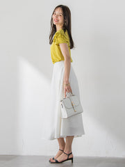 【WEB限定】ショルダーフリルカットソー