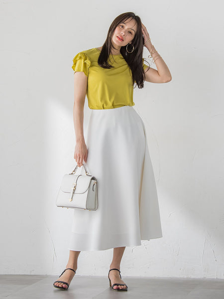 【WEB限定】ショルダーフリルカットソー