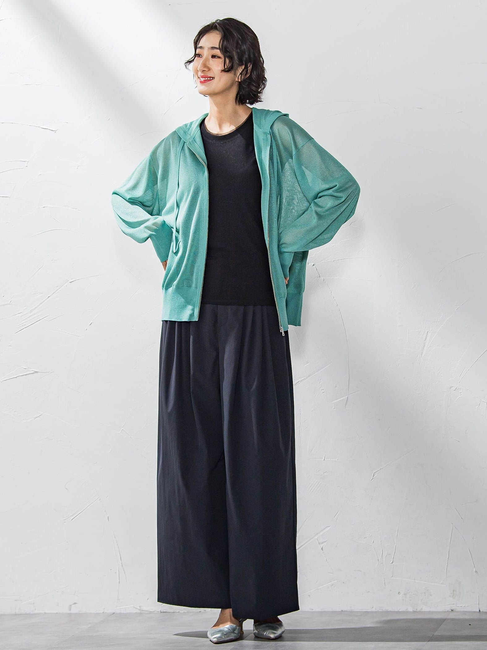 【WEB限定】ラメタンクトップ≪手洗い可能≫