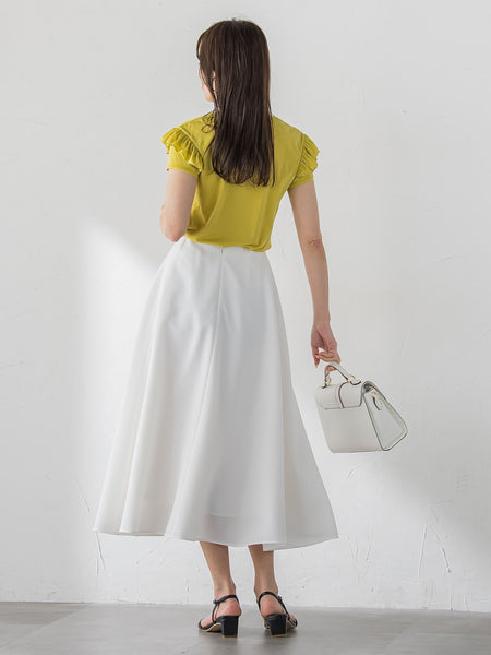 【WEB限定】ショルダーフリルカットソー