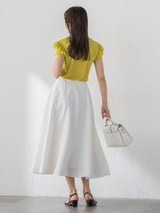 【WEB限定】ショルダーフリルカットソー