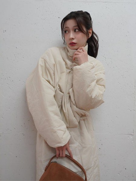 ［SET］Padded Blouson×Skirt Setup≪手洗い可能≫