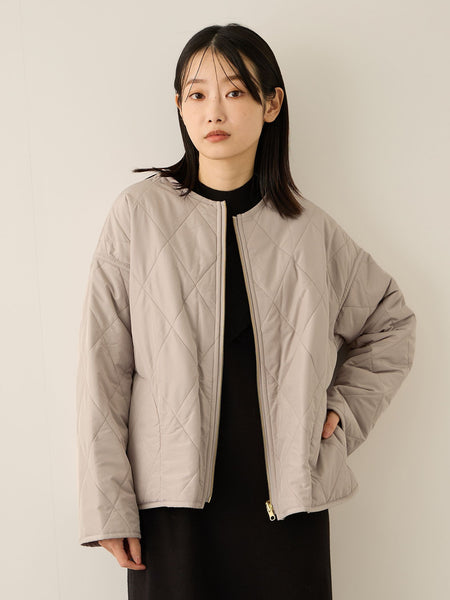 ファーキルトリバーシブルZIPブルゾン