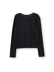 肩見せロンTシャツ ≪手洗い可能≫