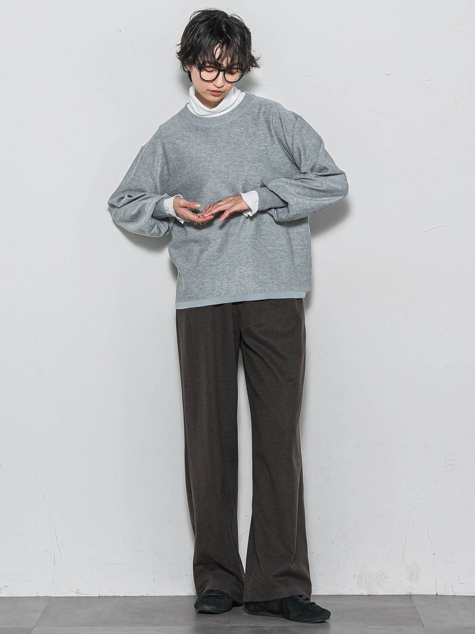 【楽・美・軽】イージーワイドパンツ≪手洗い可能≫