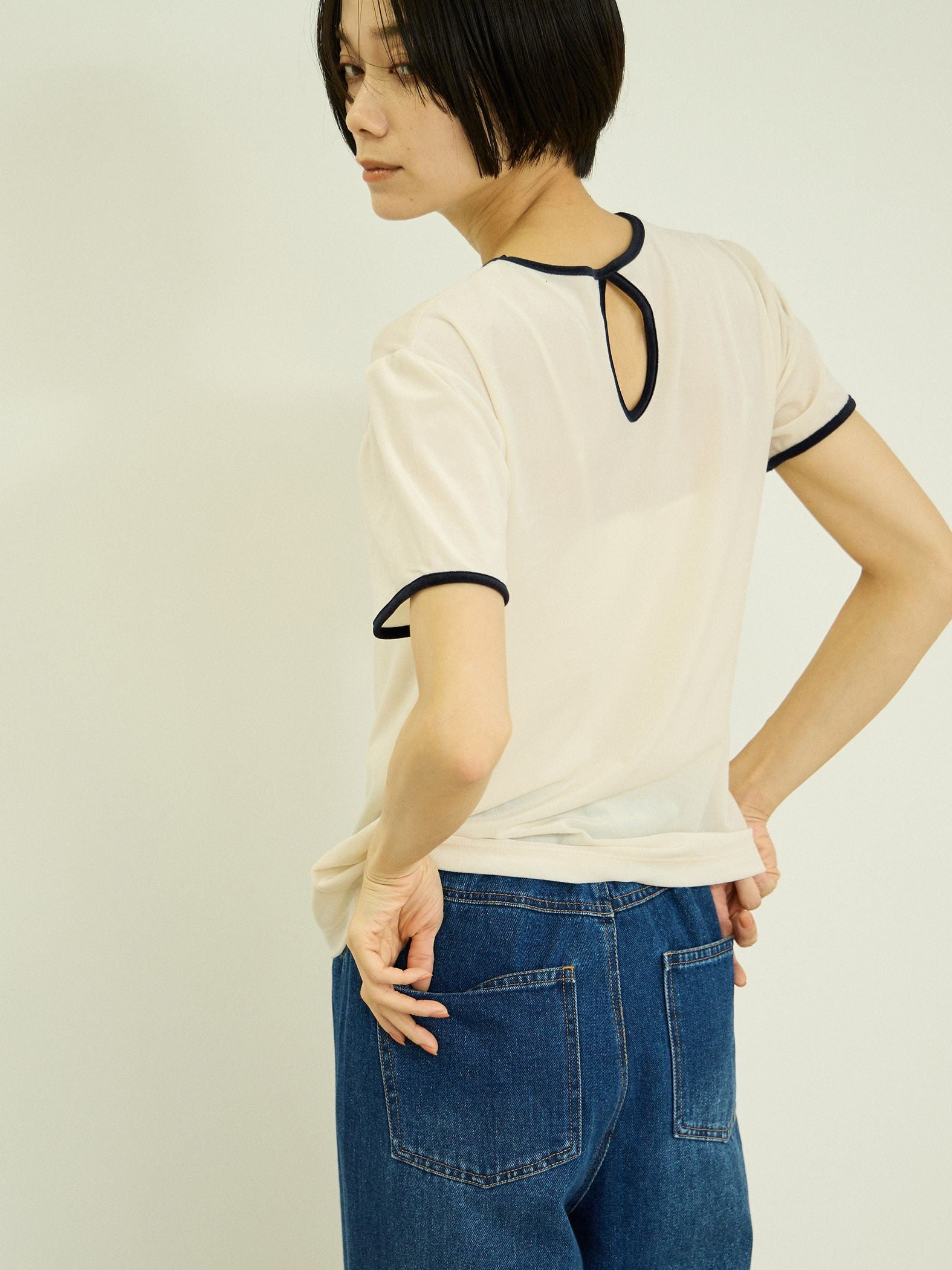 シアーベロアTシャツ【日本製】