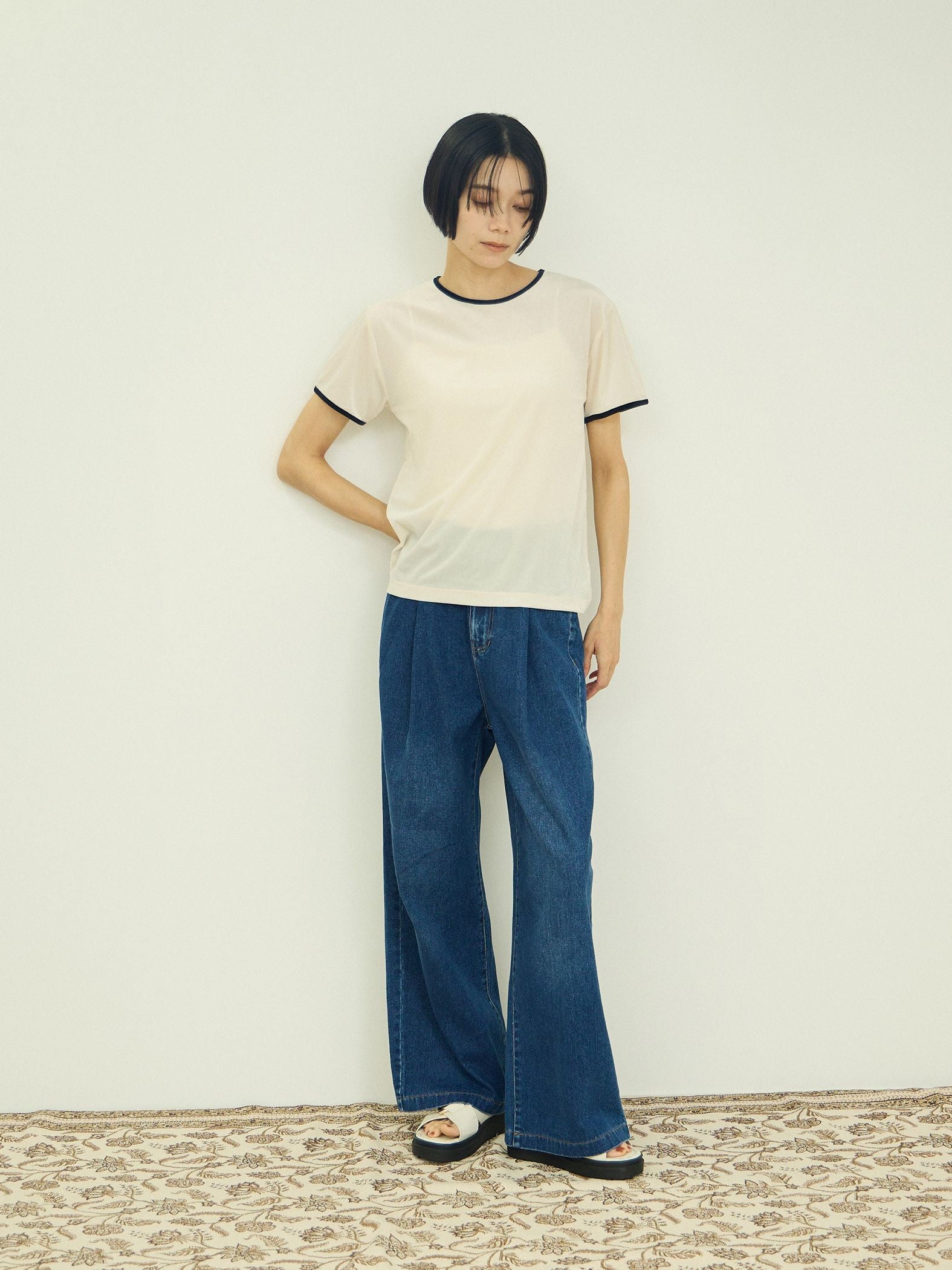 シアーベロアTシャツ【日本製】