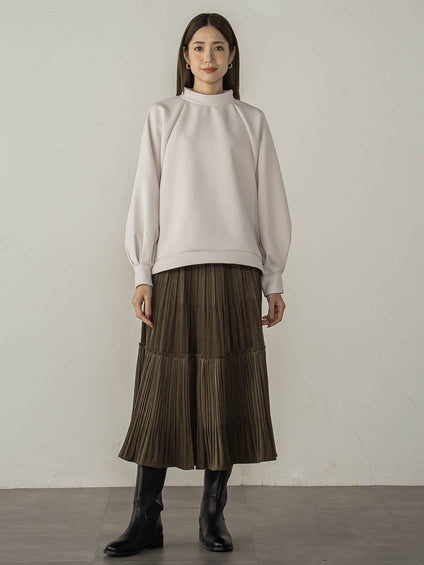 ダンボールモックネックプルオーバー≪手洗い可能≫