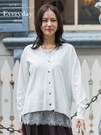 Vカーデニット≪WEB限定11号/洗える≫