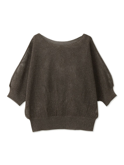 リネニースパークリングニットプルオーバー