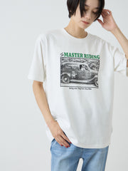 【Power To People】 MASTER RIDINGフォトTシャツ