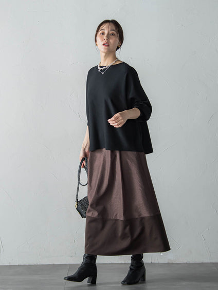 【WEB限定】エレカットドルマンニット