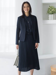 トリクシオンノーカラージャケット≪セットアップ対応/手洗い可能≫