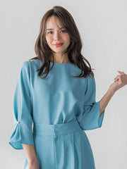 ダブルサテンブラウス