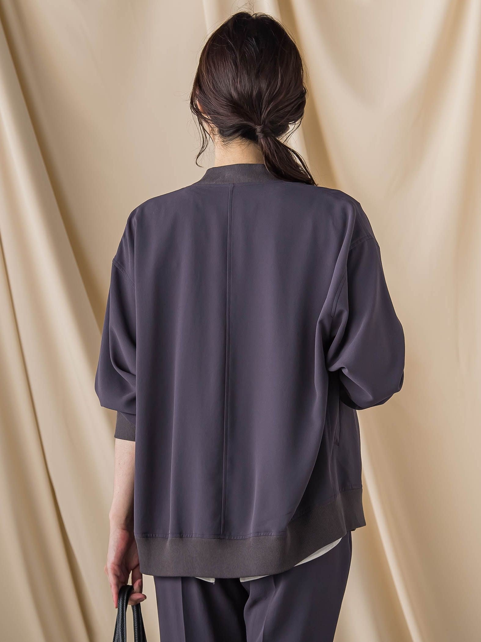 キレイ×リラックス ライトブルゾン ≪接触冷感 / UV / 洗濯機で洗える≫