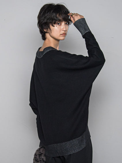 今日の気分で着回せるリバーシブルニット≪手洗い可能≫