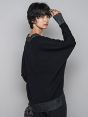 今日の気分で着回せるリバーシブルニット≪手洗い可能≫