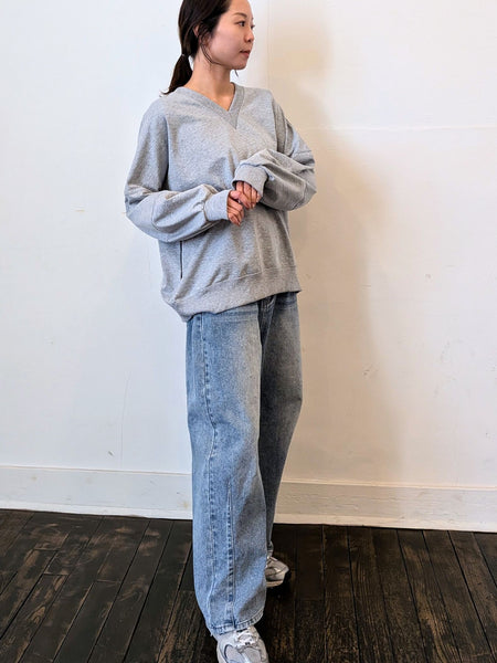 《予約販売》前後2WAY　cocoon sleeve tops 【日本製】