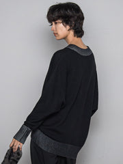 今日の気分で着回せるリバーシブルニット≪手洗い可能≫