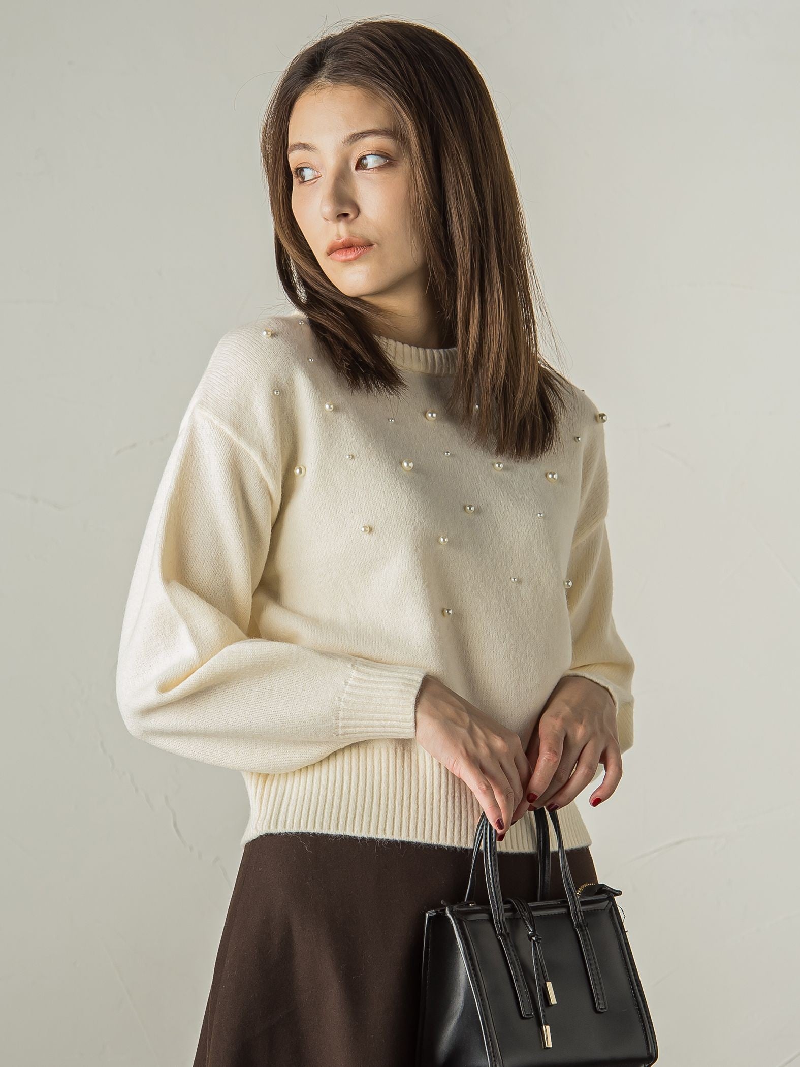 ランダムパールニットプルオーバー≪手洗い可能≫ | ketty（ケティ 