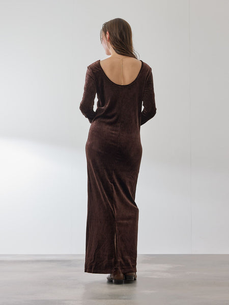 ベロアバックシャンワンピース≪手洗い可能≫