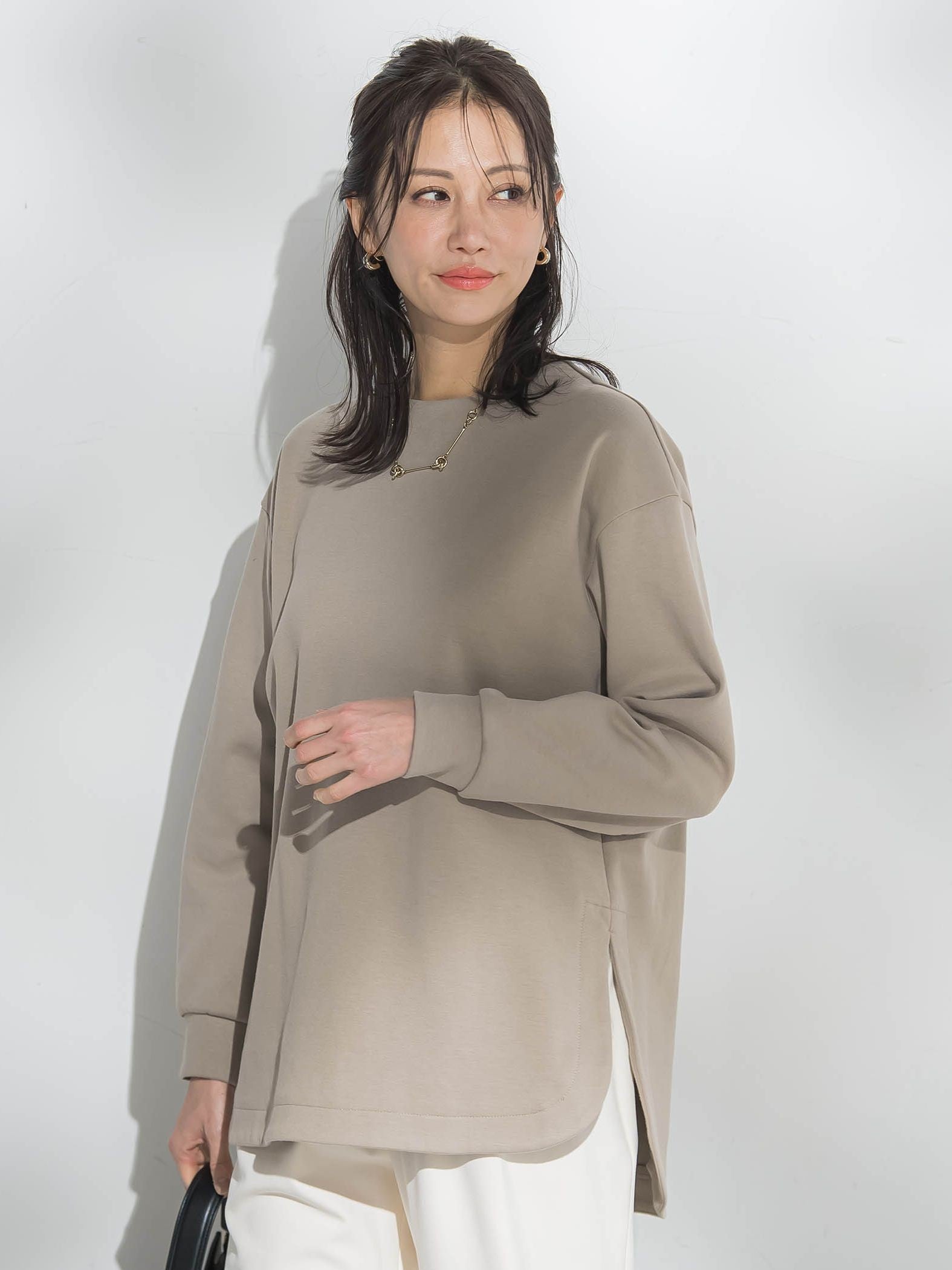 【WEB限定】美フォルムデイリープルオーバー