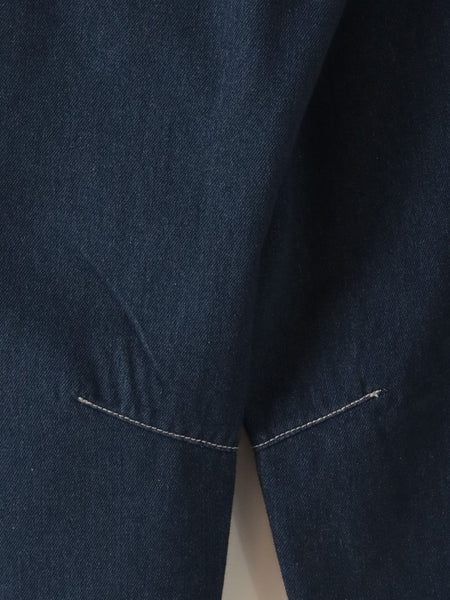 【WEB限定】デニムカーブパンツ≪洗濯機で洗える≫