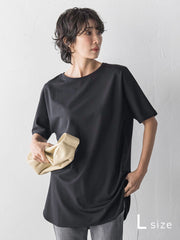 【WEB限定/大きいサイズ】”細身パンツも怖くない”Tシャツチュニック