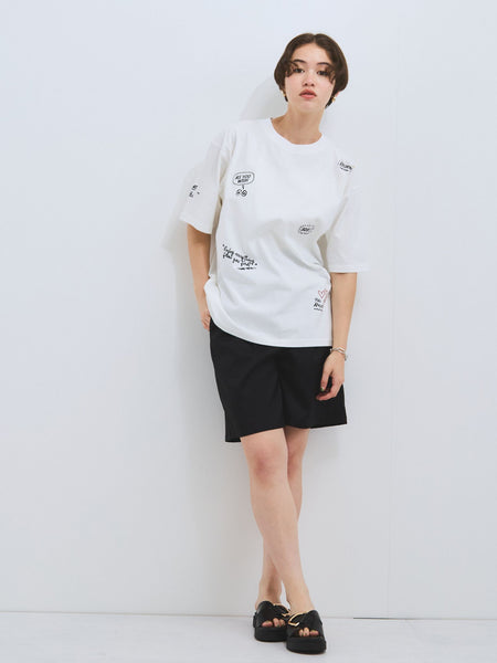ヘザーエステルハーフパンツ≪手洗い可能≫