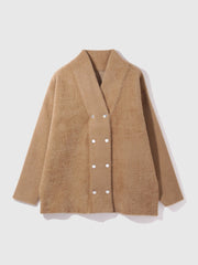 フェレットタッチWニットジャケット≪手洗い可能≫