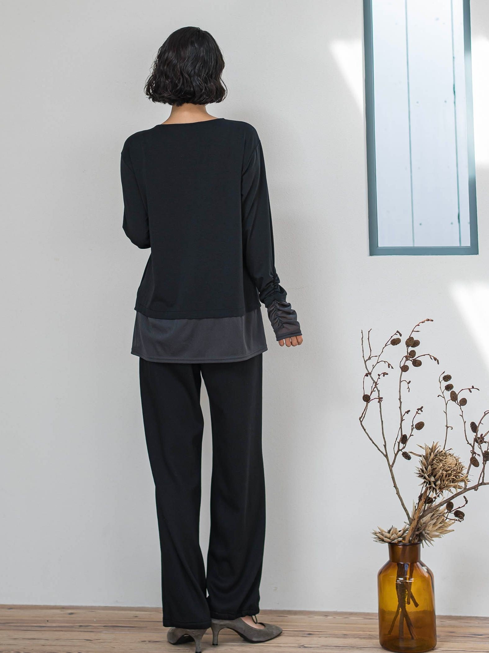 【WEB限定】”重ねるだけで格上げ”レイヤードインナー