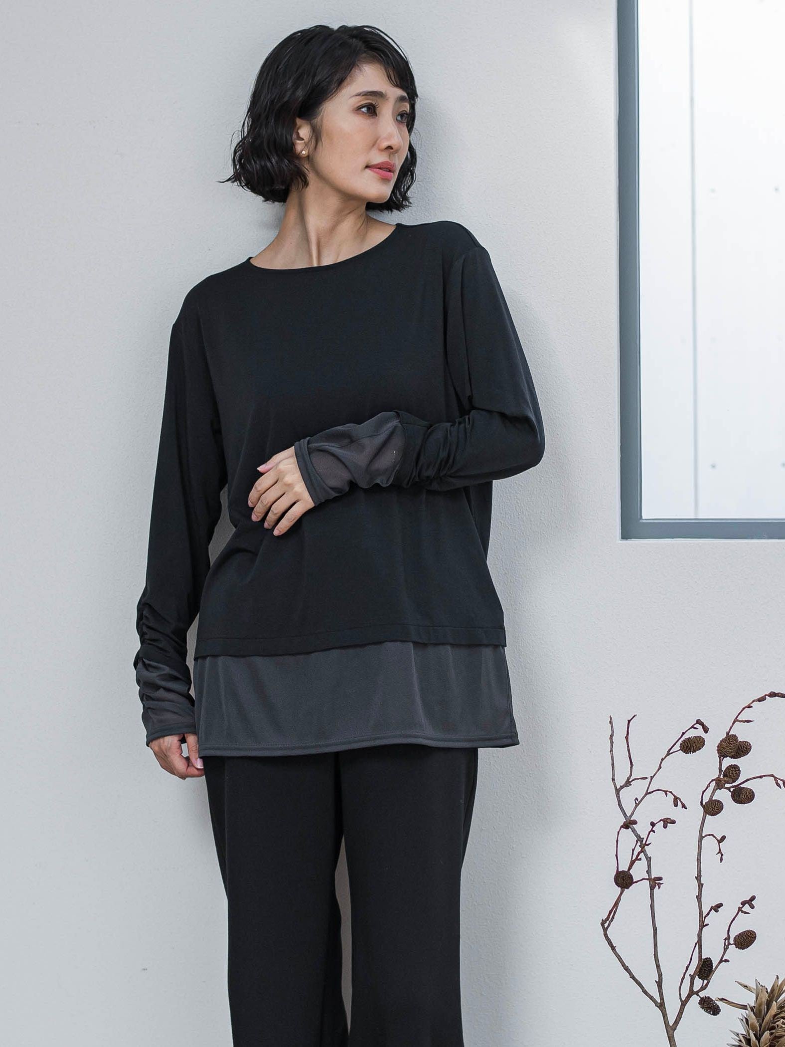 【WEB限定】”重ねるだけで格上げ”レイヤードインナー